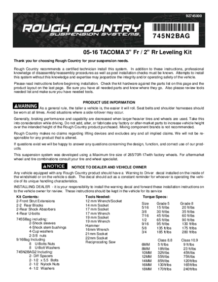 Installation Manual